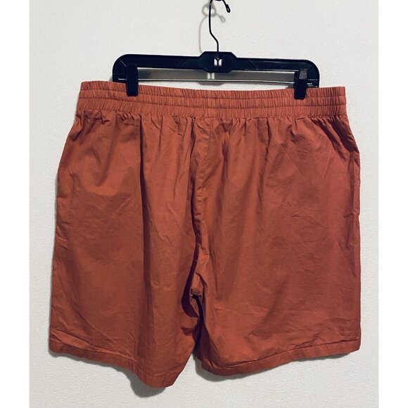 PJ Paul Jones Shorts Mens XL Red Pull On Drawstring Waist Pockets Lightweight - Picture 3 of 5